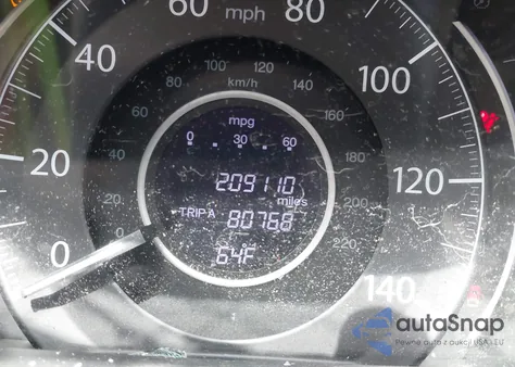 2013 Honda Cr-V Ex z USA, uszkodzony, nr VIN 2HKRM4H58DH666714